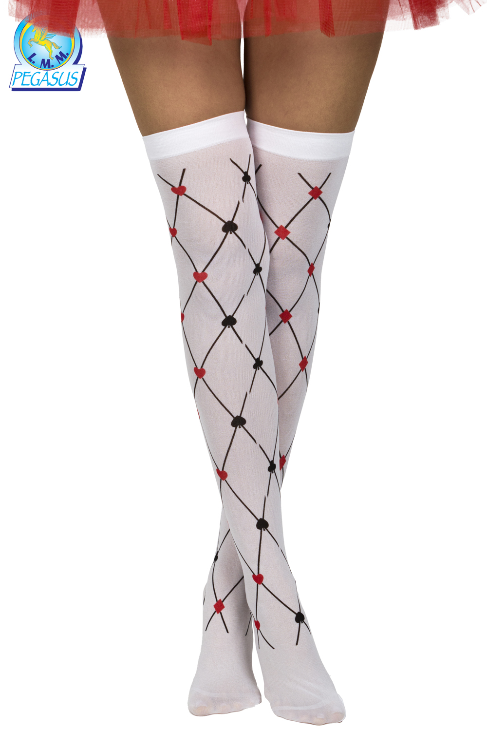 CALZA PARIGINA REGINA DI CUORI